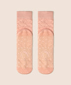 [MoveActive] Crew Non Slip Grip Socks - Parfait Pink Hearts