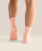 [MoveActive] Crew Non Slip Grip Socks - Strawberry Heart