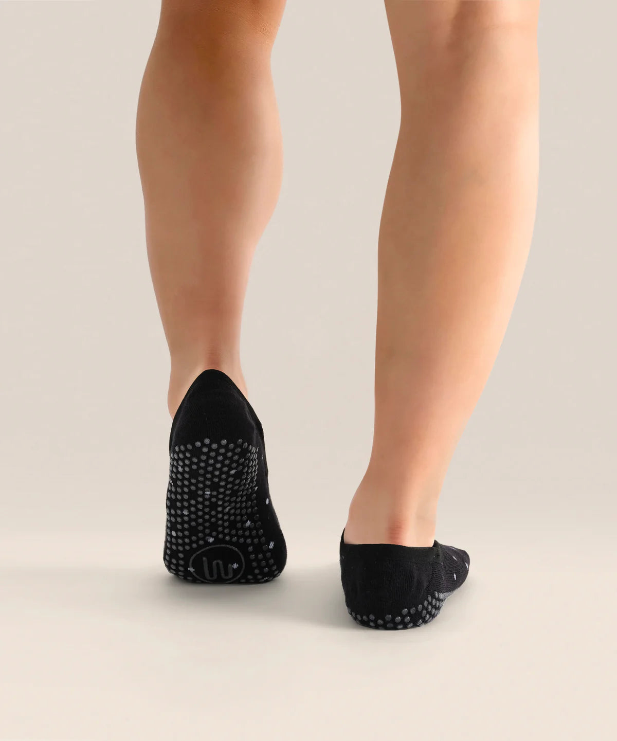 [MoveActive] Ballet Non Slip Grip Socks - Black Polka