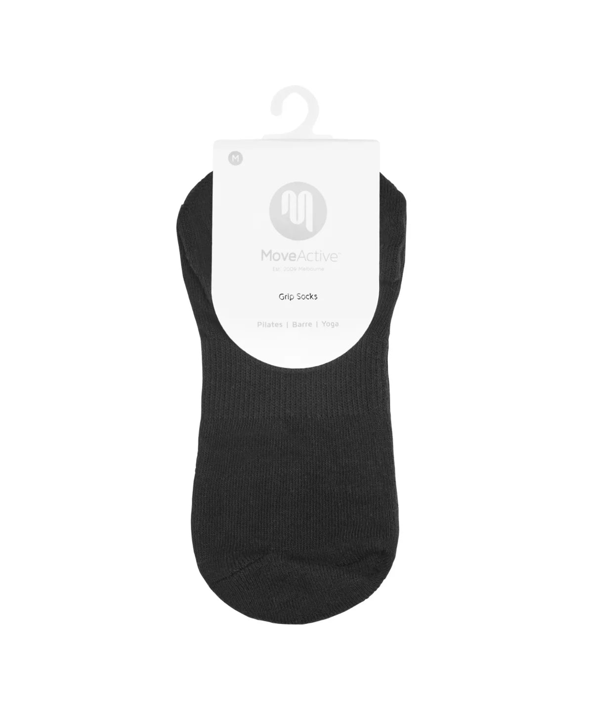 [MoveActive] Classic Low Rise Ankle Grip Socks - Classic Black