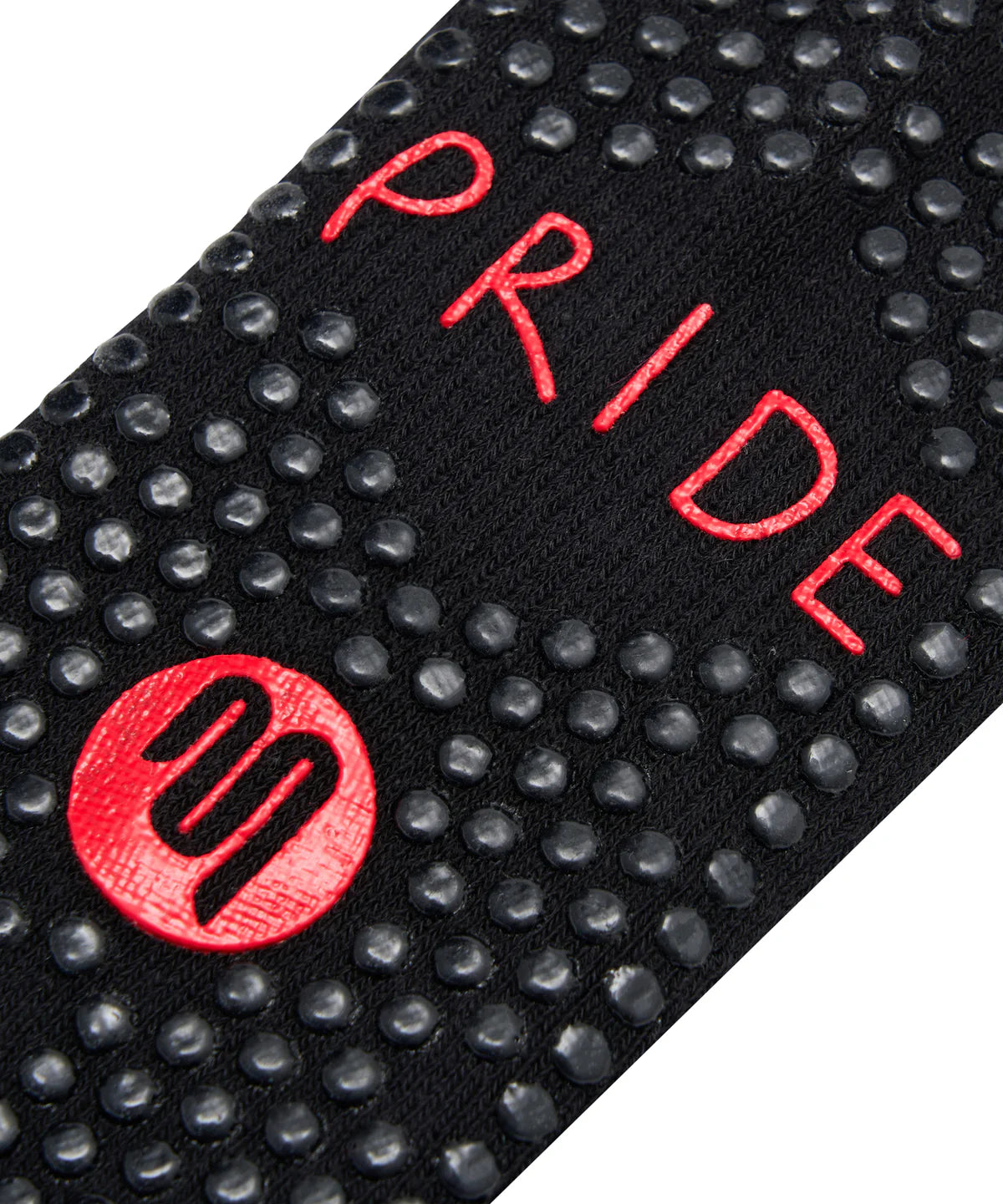 [MoveActive] Crew Non Slip Grip Socks - Signature Rainbow Black