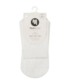[MoveActive] Crew Non Slip Grip Socks - Cable-Knit Ivory