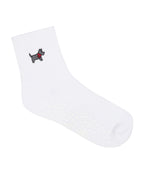 [MoveActive] Crew Non Slip Grip Socks - Cosy Pup Ivory