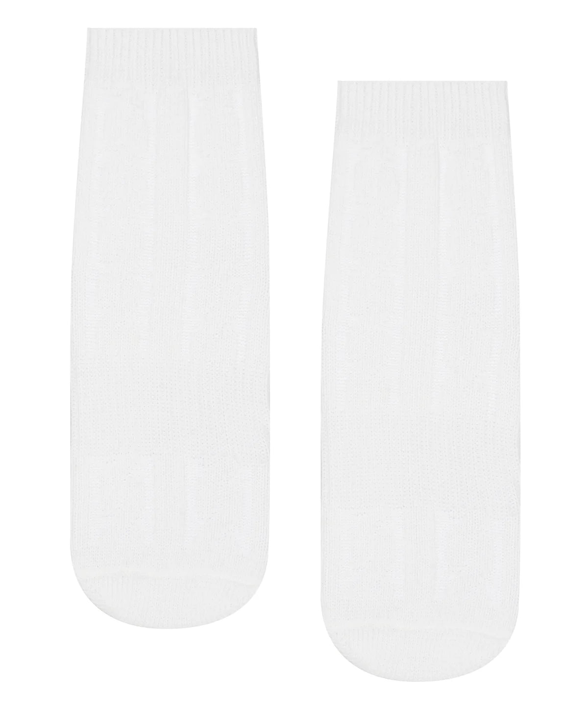 [MoveActive] Crew Non Slip Grip Socks - Cable-Knit Ivory