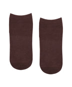[MoveActive] Classic Low Rise Ankle Grip Socks - Espresso