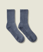 [MoveActive] Crew Non Slip Grip Socks - Dusty Denim