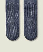 [MoveActive] Crew Non Slip Grip Socks - Dusty Denim