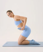 [MoveActive] Crew Non Slip Grip Socks - Powder Blue