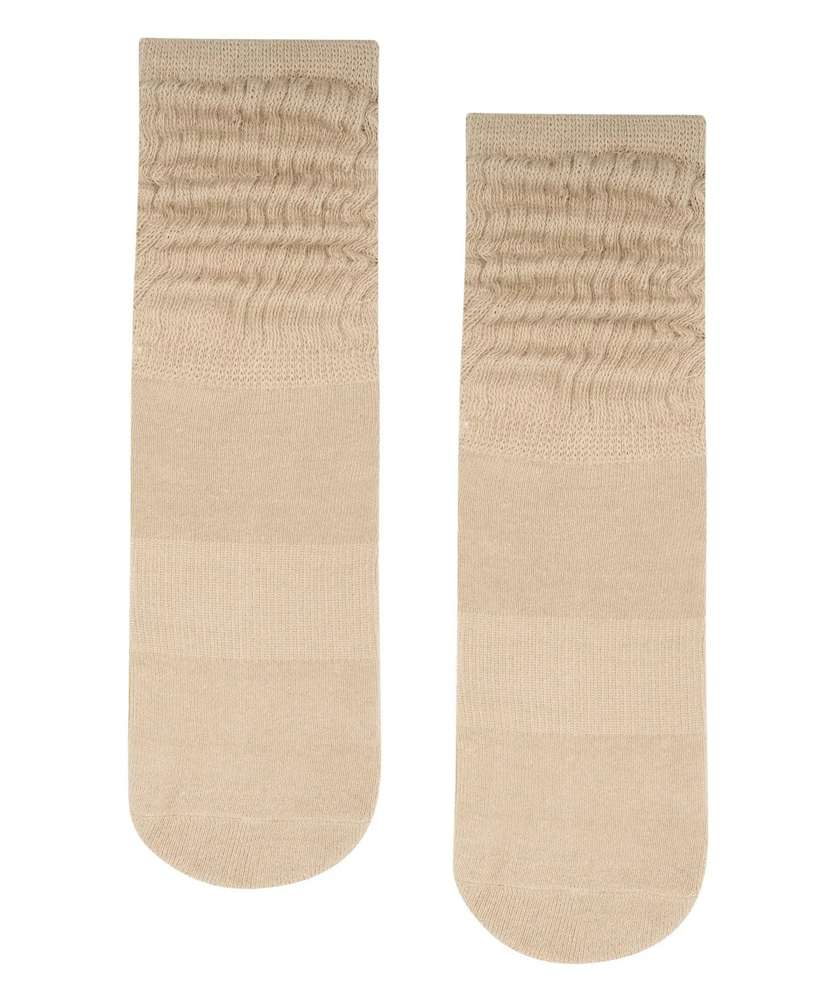 [MoveActive] Scrunch Non Slip Grip Socks - Latte