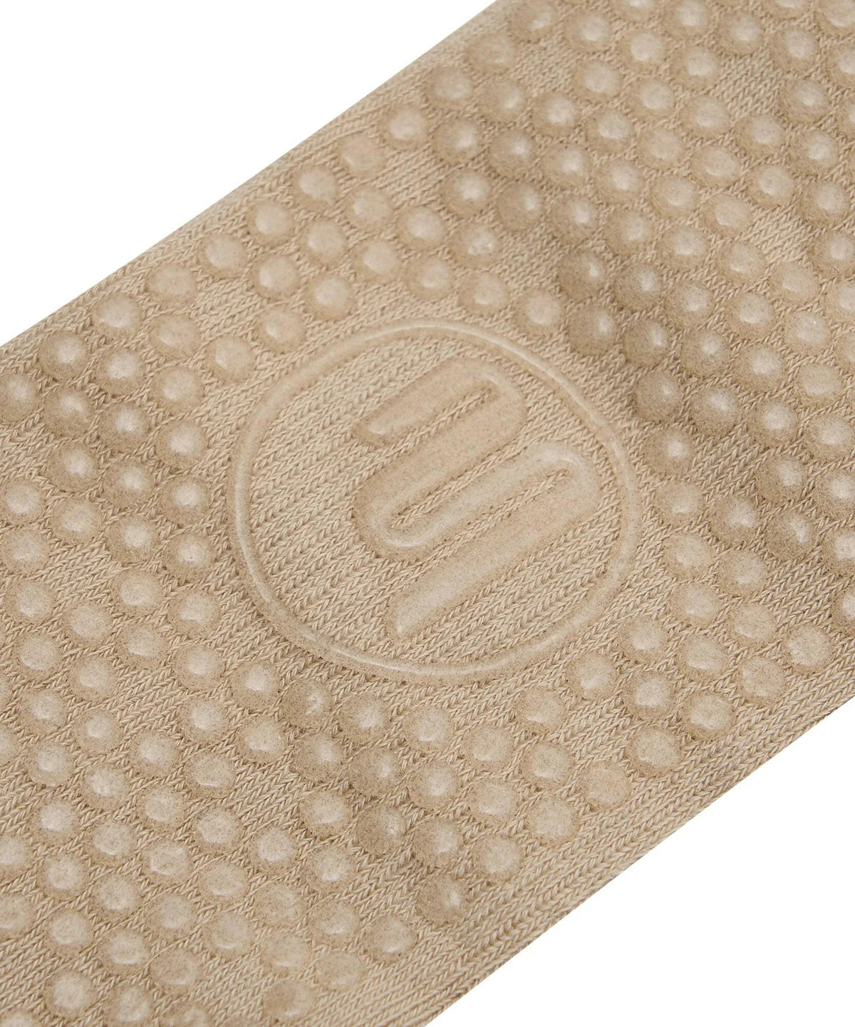 [MoveActive] Scrunch Non Slip Grip Socks - Latte