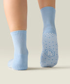 [MoveActive] Crew Non Slip Grip Socks - Powder Blue