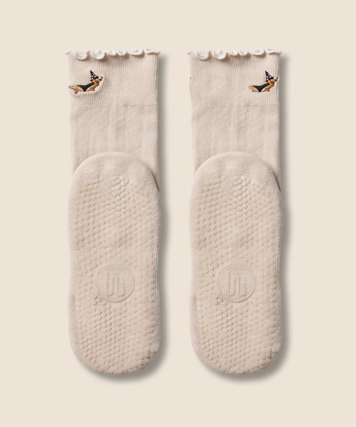 [MoveActive] Crew Non Slip Grip Socks - Wicked Weenie Frill