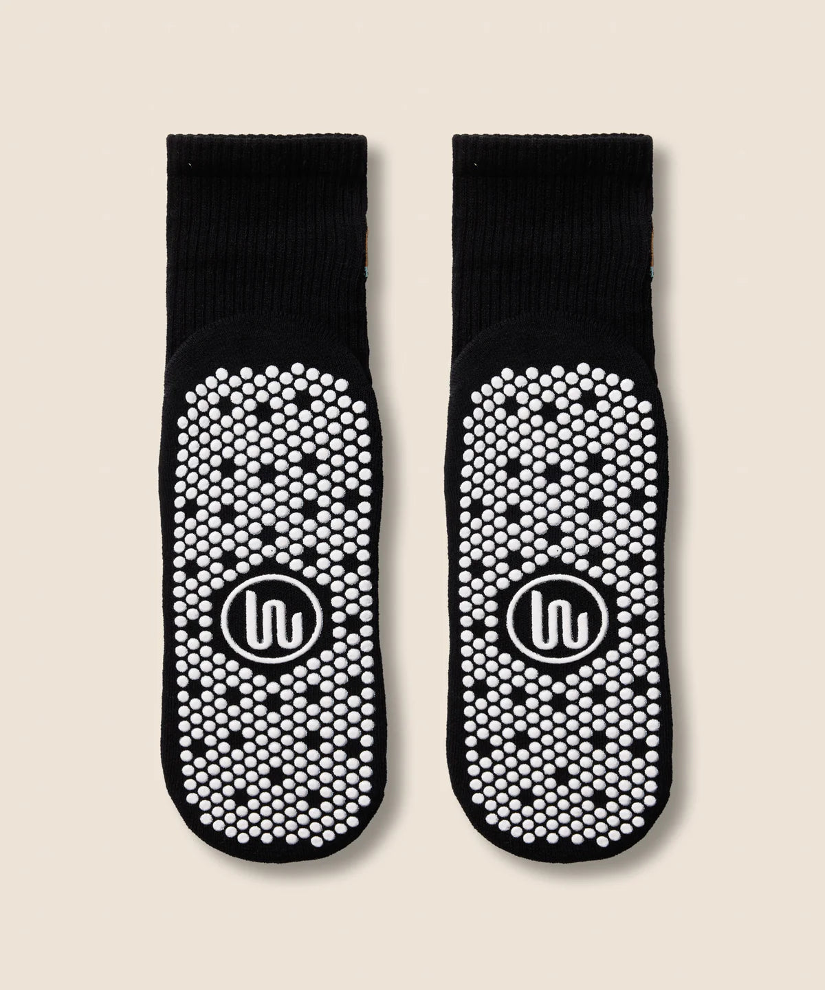 [MoveActive] Crew Non Slip Grip Socks - Pilates Pup