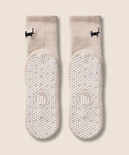 [MoveActive] Crew Non Slip Grip Socks - Pilates Kitty