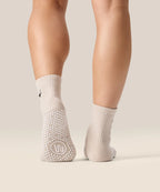 [MoveActive] Crew Non Slip Grip Socks - Pilates Kitty