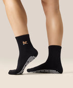 [MoveActive] Crew Non Slip Grip Socks - Pilates Pup