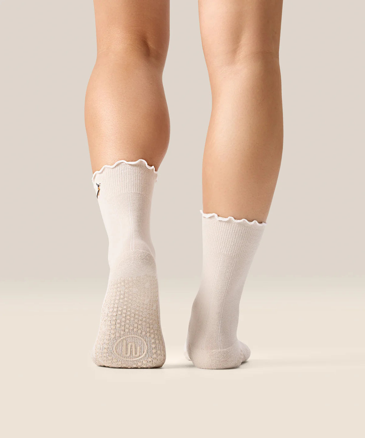 [MoveActive] Crew Non Slip Grip Socks - Wicked Weenie Frill