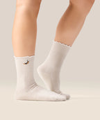 [MoveActive] Crew Non Slip Grip Socks - Wicked Weenie Frill